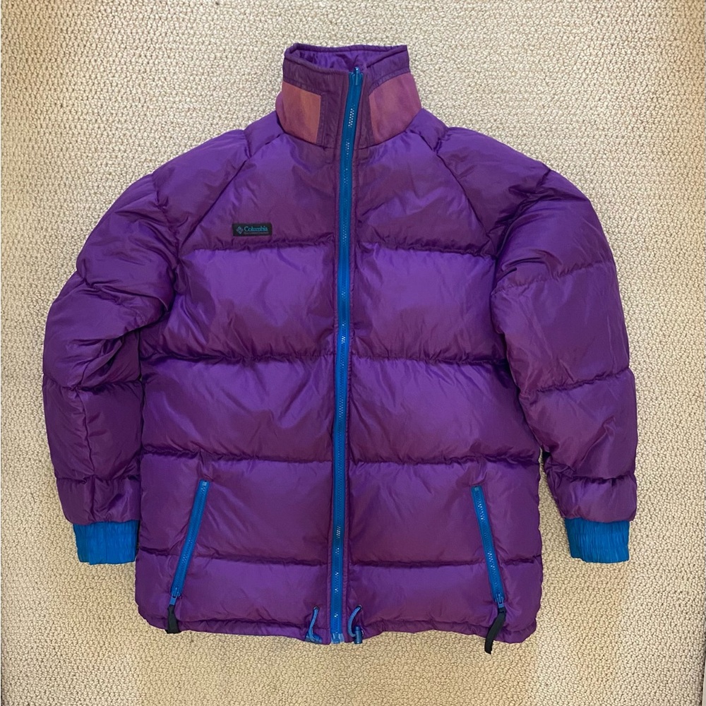 Columbia Vintage Reversible Puffer Jacket. Women’s Large
